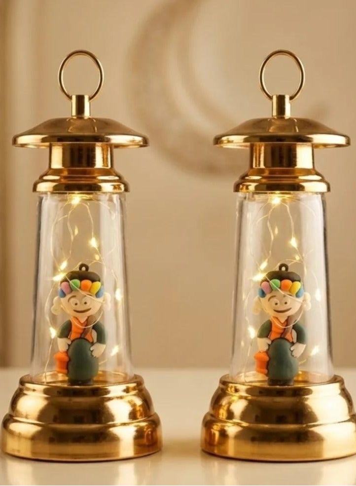Ramadan Box + 6 Gifts (Golden Fananees Lantern + Bottle Cup with Straw + Scented Candle + Tamtam Doll + Golden Lantern with Hanging Door + Kitty Lantern) - Image 3